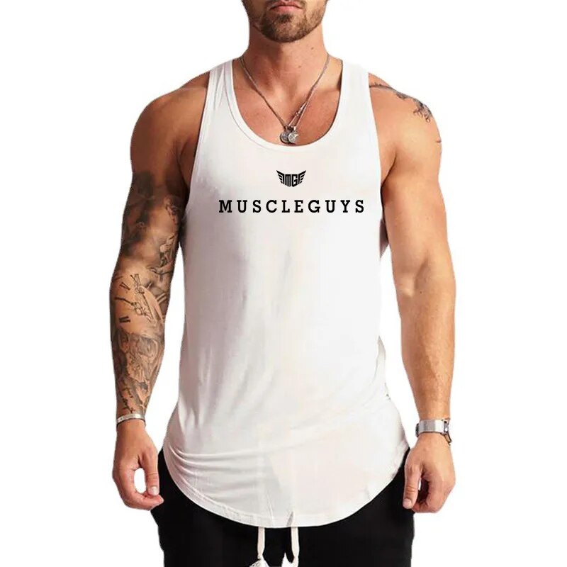 Men's O-Neck Sleeveless Quick Dry Compression Gym Wear Shirt