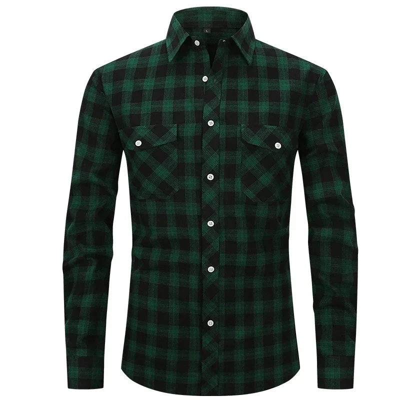 Men's Cotton Turndown Collar Full Sleeves Casual Wear Shirts