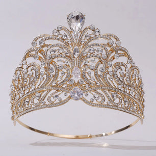 Women's Zinc Alloy Geometric Pattern Tiaras Bridal Classic Crown