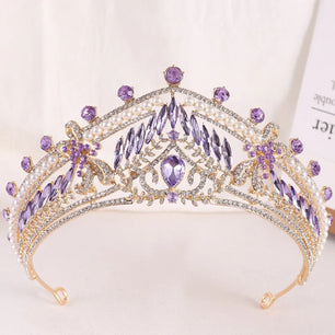 Women's Zinc Alloy Plant Pattern Tiaras Bridal Classic Crown