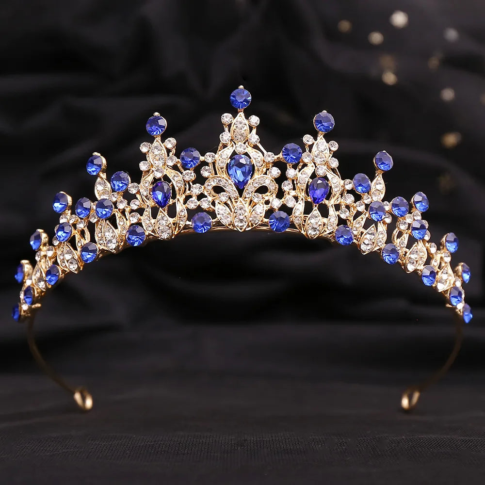 Women's Zinc Alloy Plant Pattern Tiaras Bridal Classic Crown