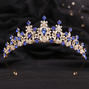 Women's Zinc Alloy Plant Pattern Tiaras Bridal Classic Crown