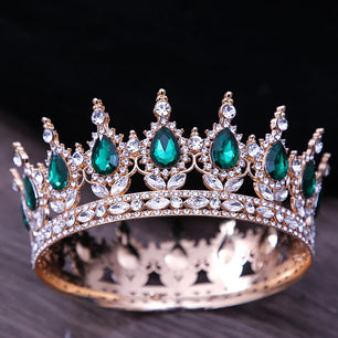 Women's Zinc Alloy Plant Pattern Tiaras Bridal Classic Crown