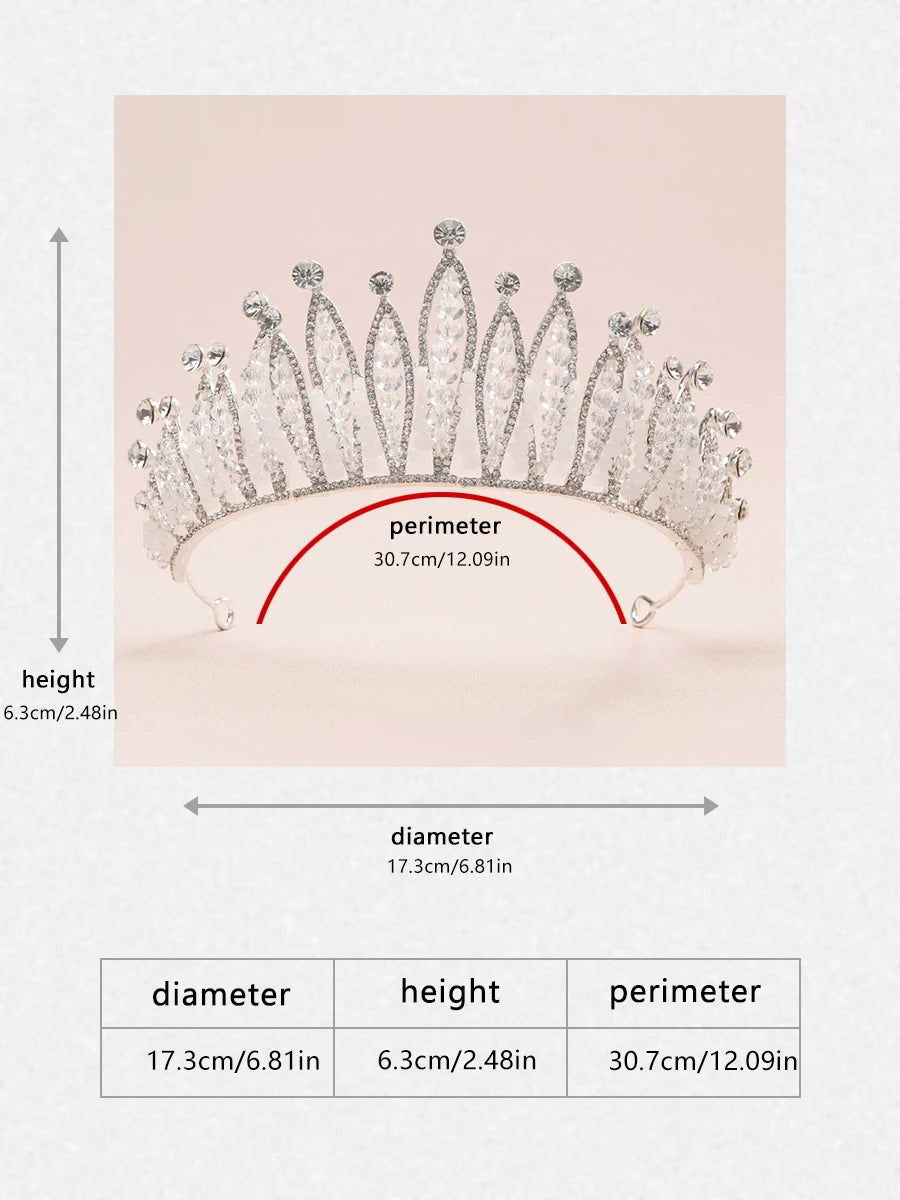 Women's Zinc Alloy Plant Pattern Tiaras Bridal Classic Crown