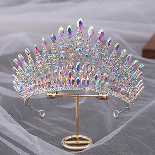 Women's Zinc Alloy Plant Pattern Tiaras Bridal Classic Crown