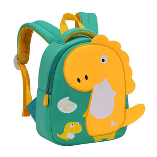 Kid's Microfiber Zipper Closure Cartoon Trendy School Backpack