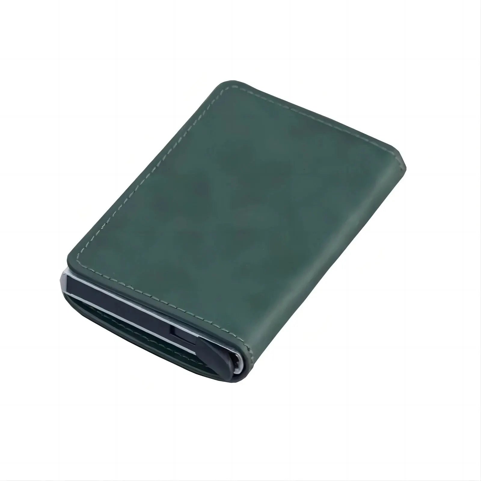 Men's PU Leather Solid Pattern Card Holder Mini Trendy Wallets