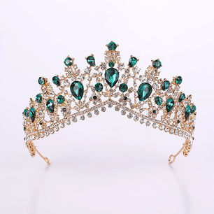 Women's Zinc Alloy Plant Pattern Tiaras Bridal Classic Crown