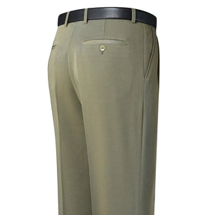 Men's Rayon Zipper Fly Closure Full Length Formal Wear Pants