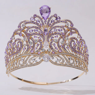 Women's Zinc Alloy Geometric Pattern Tiaras Bridal Classic Crown