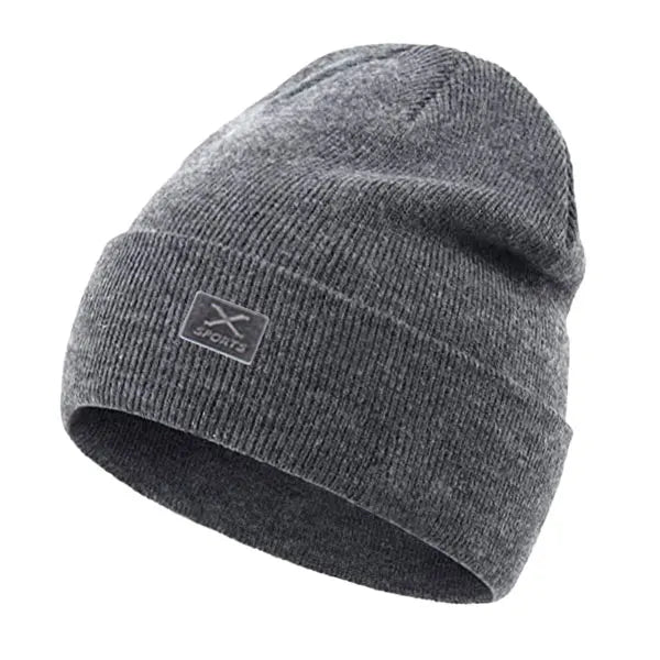 Men's Acrylic Skullies Beanies Letter Pattern Casual Warm Cap