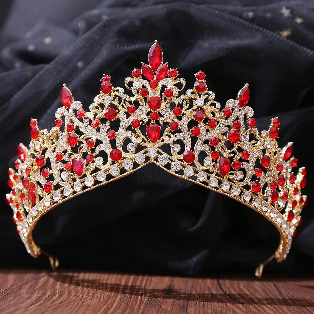 Women's Zinc Alloy Water Drop Pattern Tiaras Bridal Classic Crown