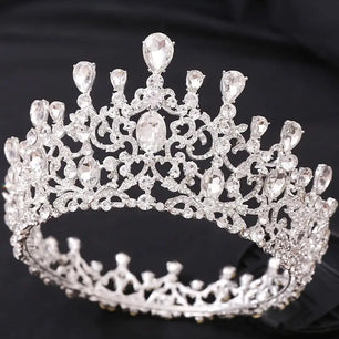 Women's Zinc Alloy Plant Pattern Tiaras Bridal Classic Crown