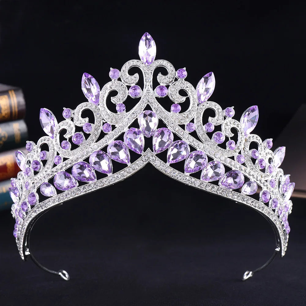 Women's Crystal Zinc Alloy Geometric Pattern Bridal Wedding Crown