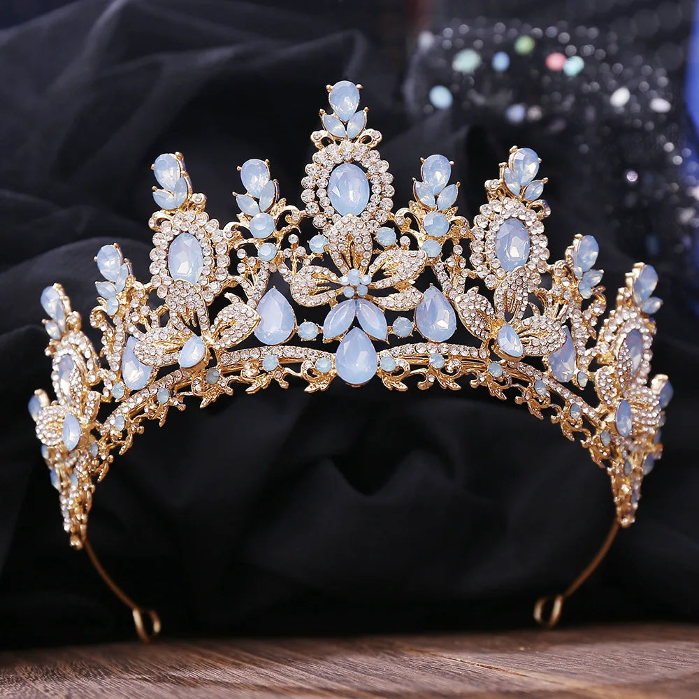 Women's Crystal Zinc Alloy Geometric Pattern Bridal Wedding Crown