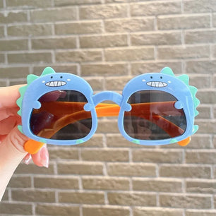 Kid's Polycarbonate Frame Cartoon Shaped Classic UV400 Sunglasses