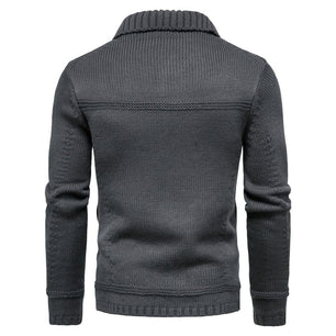 Men's Wool Long Sleeves Single Breasted Casual Wear Jackets