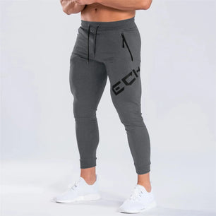 Men's Polyester Drawstring Closure Running Sportswear Leggings