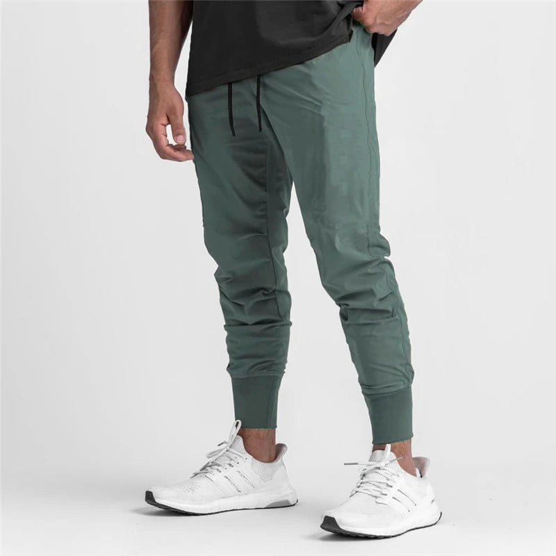 Men's Polyester Drawstring Closure Sweatpants Gymwear Trousers