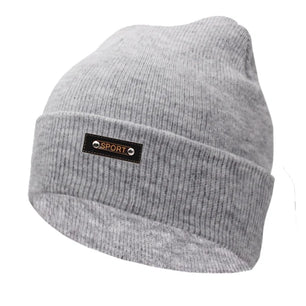 Men's Acrylic Skullies Beanies Letter Pattern Casual Warm Cap