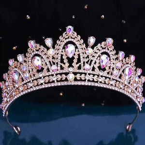 Women's Zinc Alloy Plant Pattern Tiaras Bridal Classic Crown