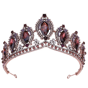 Women's Zinc Alloy Plant Pattern Tiaras Bridal Classic Crown