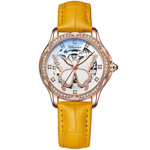 Women's Stainless Steel Round Shaped Waterproof Luxury Watch