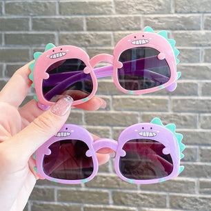 Kid's Polycarbonate Frame Lens UV400 Square Shaped Sunglasses