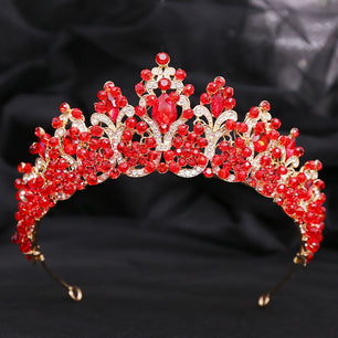 Women's Zinc Alloy Water Drop Pattern Tiaras Bridal Classic Crown