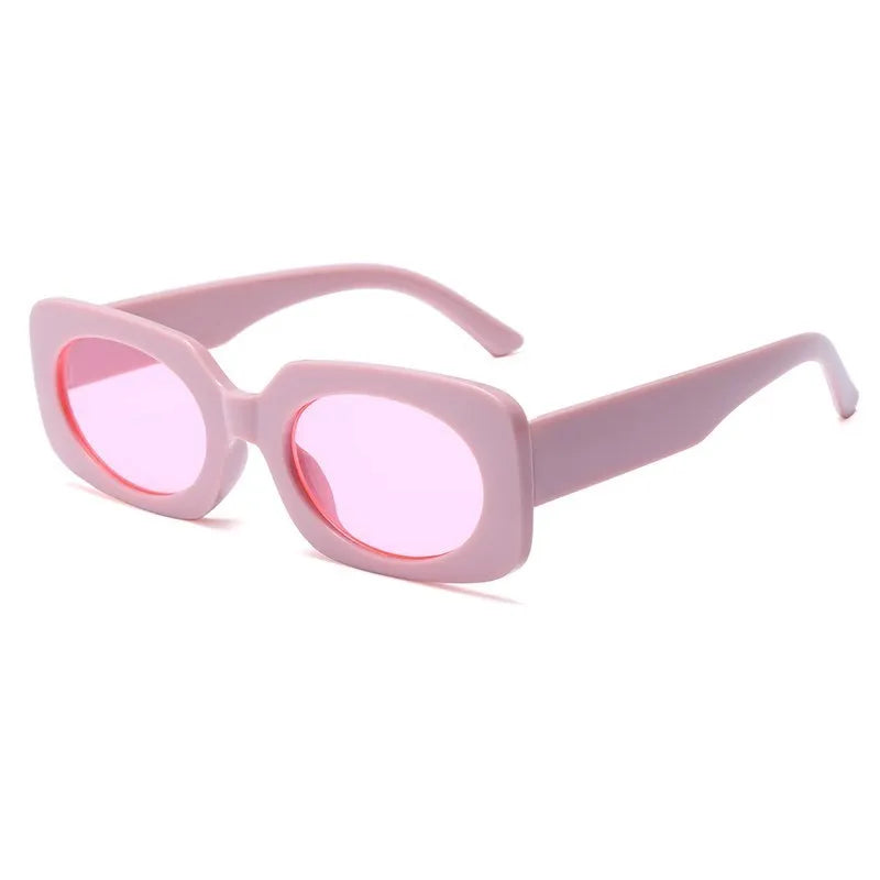 Women's Polycarbonate Frame Square Shape UV400 Sunglasses