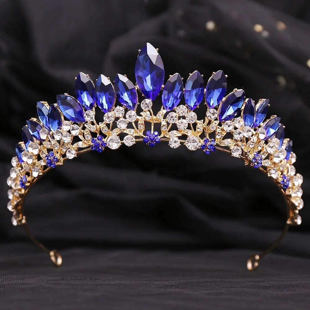 Women's Zinc Alloy Plant Pattern Tiaras Bridal Classic Crown