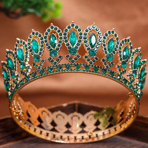 Women's Zinc Alloy Plant Pattern Tiaras Bridal Classic Crown