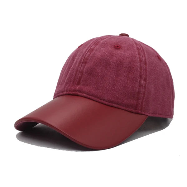 Women's Cotton Adjustable Solid Pattern Casual Baseball Cap