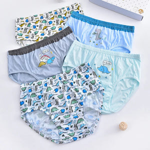 Kid's Girl 5Pcs Cotton Breathable Cartoon Underwear Panties