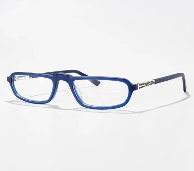 Men's Plastic Frame Full-Rim Rectangle Shaped Ultra-Light Glasses