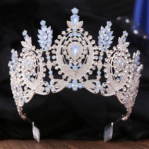 Women's Zinc Alloy Water Drop Pattern Tiaras Bridal Classic Crown