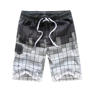 Men's Polyester Drawstring Closure Quick-Dry Swimwear Shorts