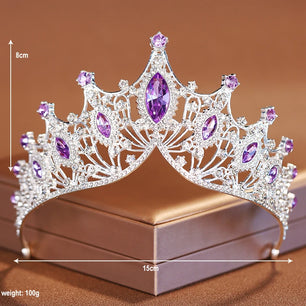 Women's Zinc Alloy Plant Pattern Tiaras Bridal Classic Crown