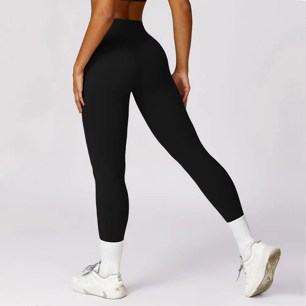 Women's Nylon High Waist Push Up Fitness Sports Wear Leggings