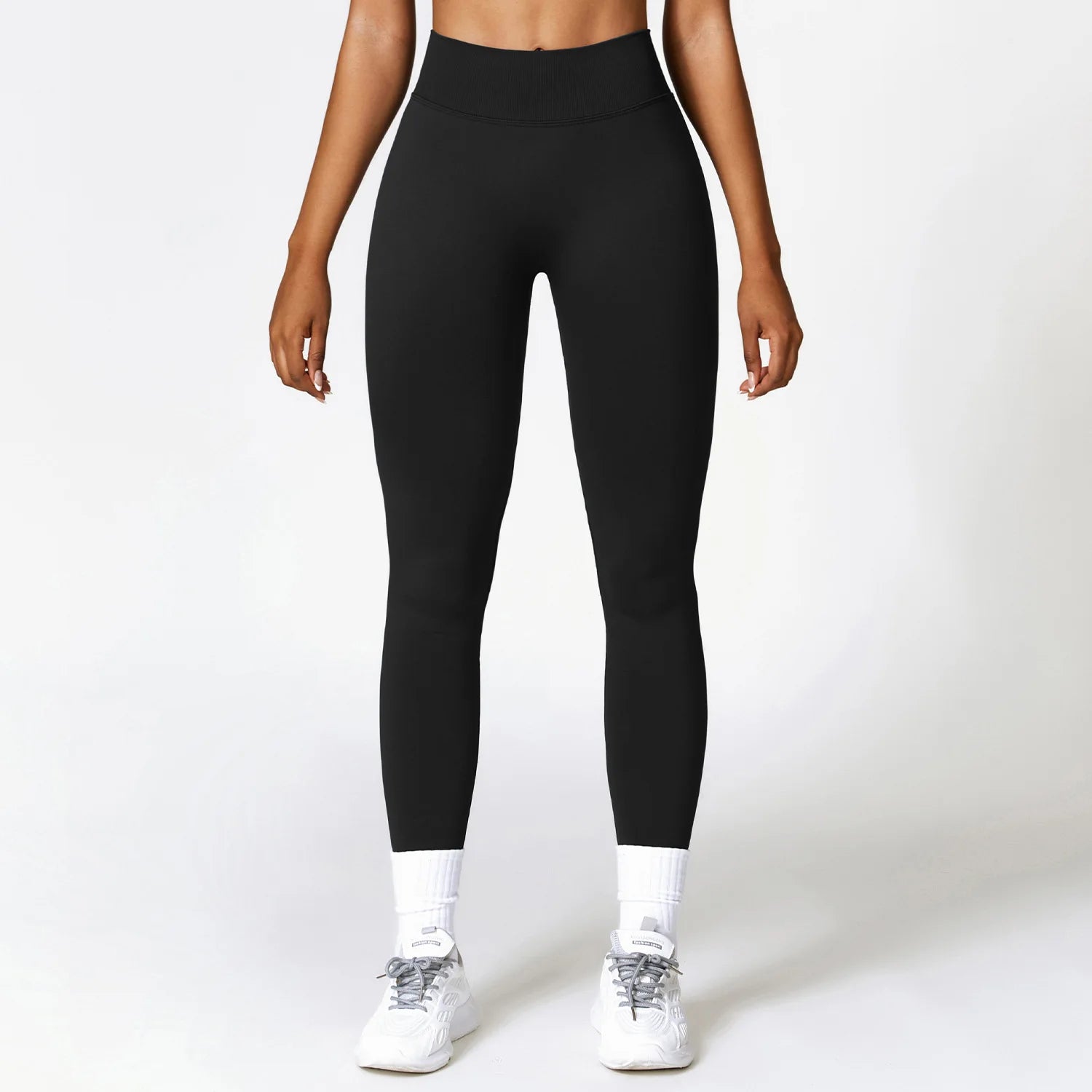 Women's Nylon High Waist Push Up Seamless Sports Wear Leggings