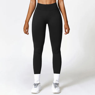 Women's Nylon High Waist Push Up Seamless Sports Wear Leggings