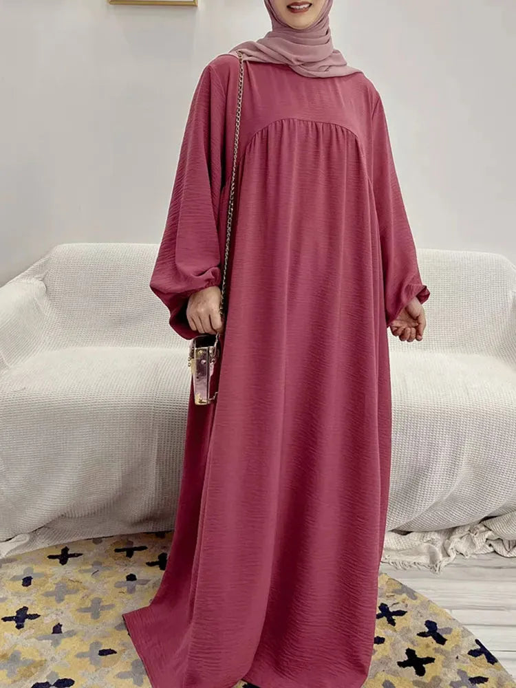 Women's Arabian Polyester Full Sleeve Solid Casual Wear Abaya