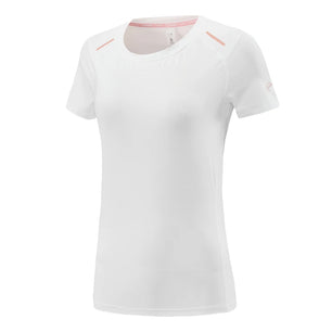 Women's Polyester O-Neck Short Sleeve Breathable Yoga Workout Top