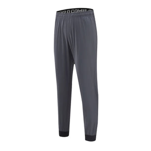 Men's Polyester Elastic Closure Quick-Drying Gymwear Trousers