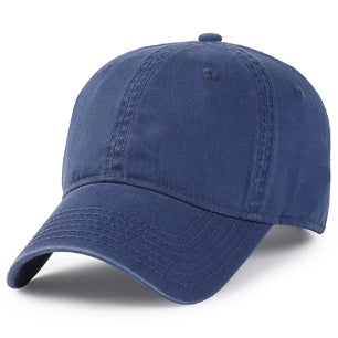 Men's Cotton Adjustable Strap Solid Pattern Casual Baseball Cap