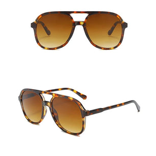 Women's Polycarbonate Frame Square Shaped UV400 Trendy Sunglasses
