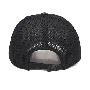 Men's Polyester Adjustable Strap Plaid Pattern Snapback Cap