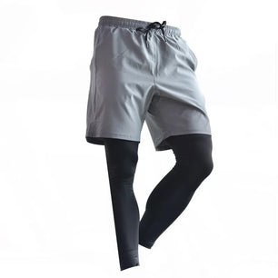 Men's Polyester Drawstring Closure Quick-Drying Gymwear Pants