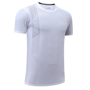 Men's Polyester Short Sleeve Pullover Closure Sportswear T-Shirt