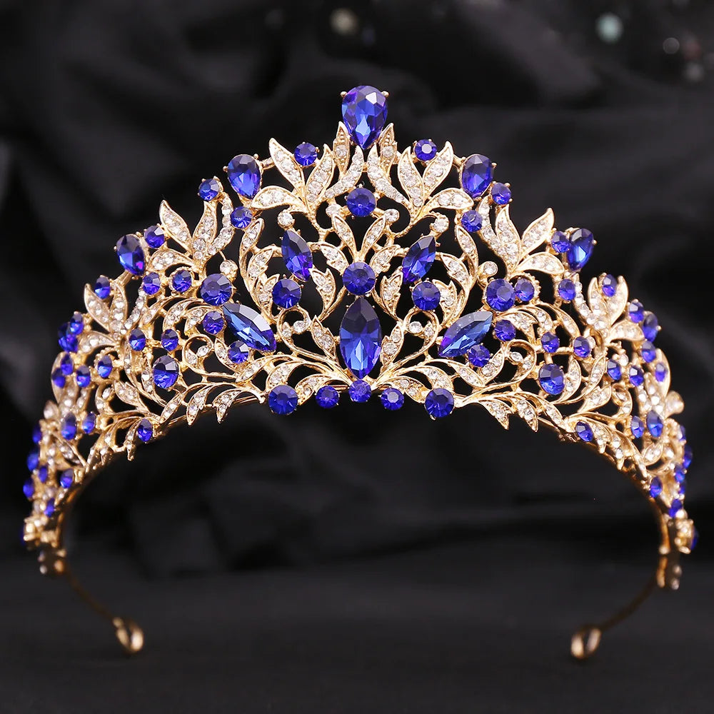 Women's Zinc Alloy Water Drop Pattern Tiaras Bridal Classic Crown